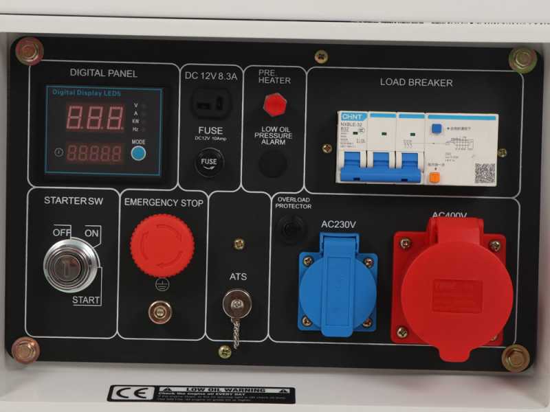 Blackstone SGB 8500-3 D-ES - 6.3 kW Silenced Diesel Power Generator with AVR - DC 6 kW Three-phase