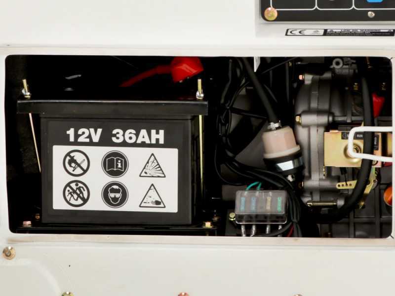 Blackstone SGB 8500-3 D-ES - 6.3 kW Silenced Diesel Power Generator with AVR - DC 6 kW Three-phase