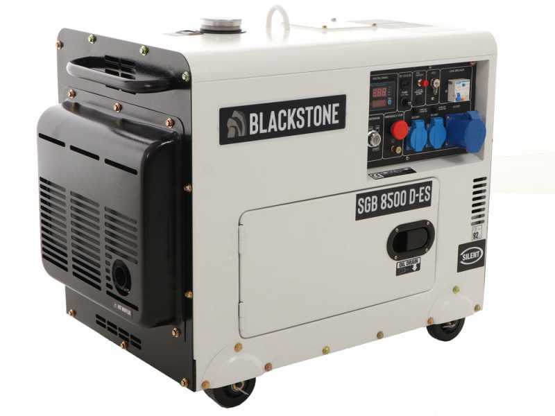 Blackstone SGB 8500 D-ES - 6.3 kW Silenced Diesel Power Generator with AVR - DC 6 kW Single-phase