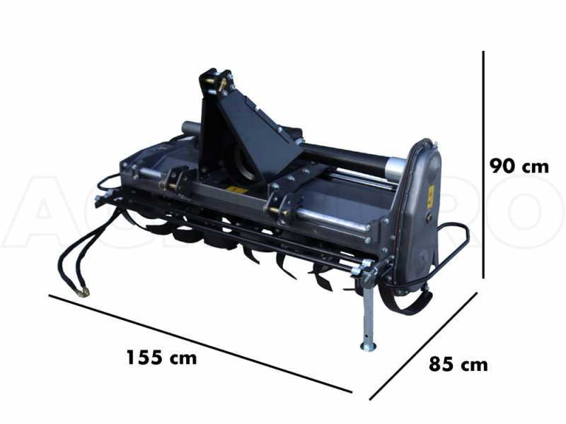 Blackstone BHTL-150 - Medium-Heavy Series Tractor Rotary Tiller - with Hydraulic Displacement 