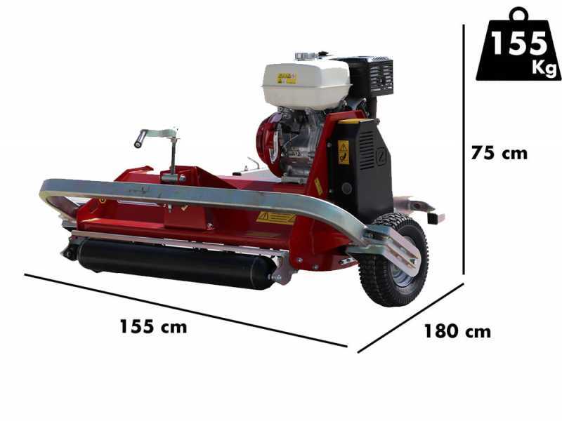 Zanon TSM Off-Road 1000 - ATV-mounted Trailed Rough Cut Mower - Honda GX390