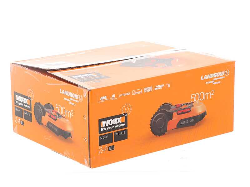 Worx Landroid WR141E Robot Lawn Mower with Perimeter Wire - Lithium-ion battery - M500