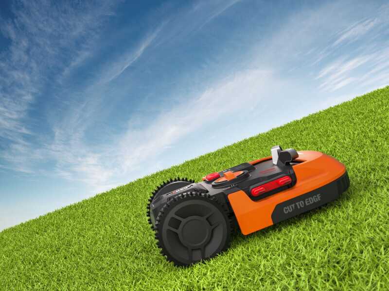 bruwaa Mähroboter Räder für Worx Landroid Mit Edelstahl Spikes, kompatibel für WR141E / WR142E / WR143E / WR165E / WR167E Mähroboter, Geeignet für Rasen, einfache Montage