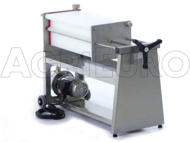 Enotecnica Pillan AF40 - Wheeled Wine Carton Filter - Stainless Steel Pump