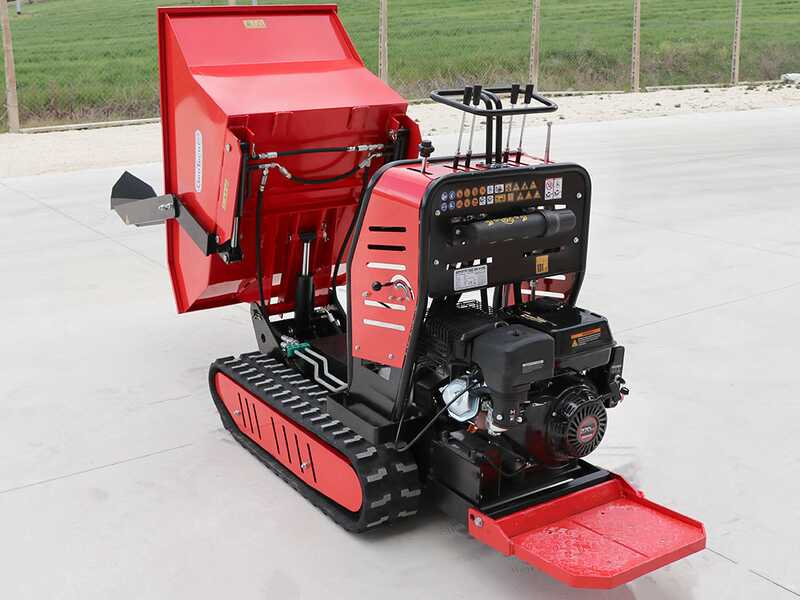 GeotechPro Geoporter 550 DHS Hydro Tracked Power Barrow - Hydraulic Dumper Barrow 500 Kg