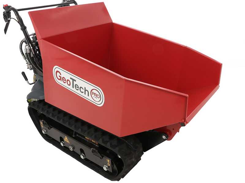 GeotechPro GeoPorter H-540D Hydro Tracked Power Barrow - Hydraulic dumper 500 Kg