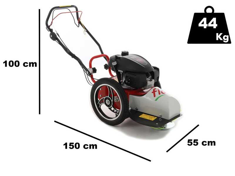 Blue Bird FLO Pro Speed 6HO - Petrol Rough Cut Mower - Blade and Line - Honda GCV200