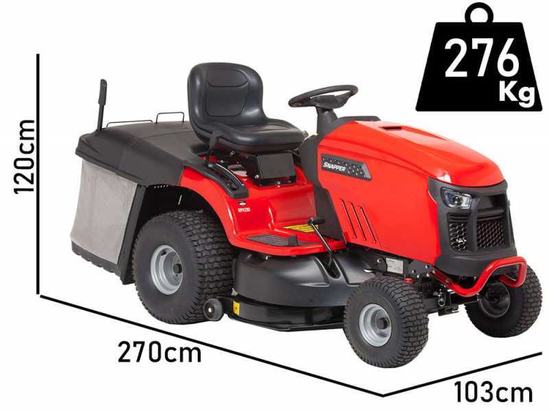 Snapper RPX210 Riding-on Mower - Briggs&amp;Stratton 656 cc - Grass Collector - Mulching Cutting System