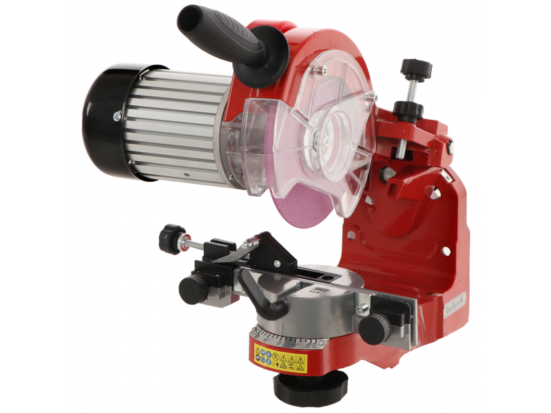 Chainsaw bench outlet sharpener