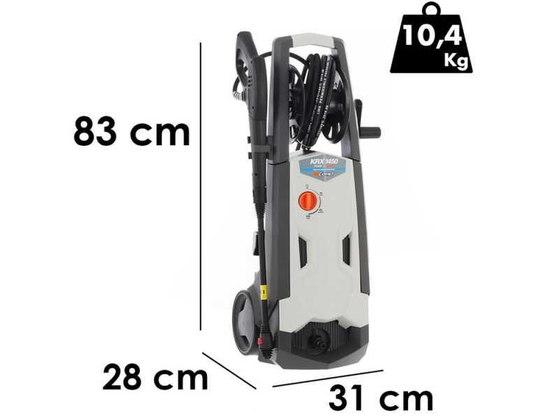 Comet KRX 1450 Plus Electric Cold Water Pressure Washer - Hose Reel - 160 bar