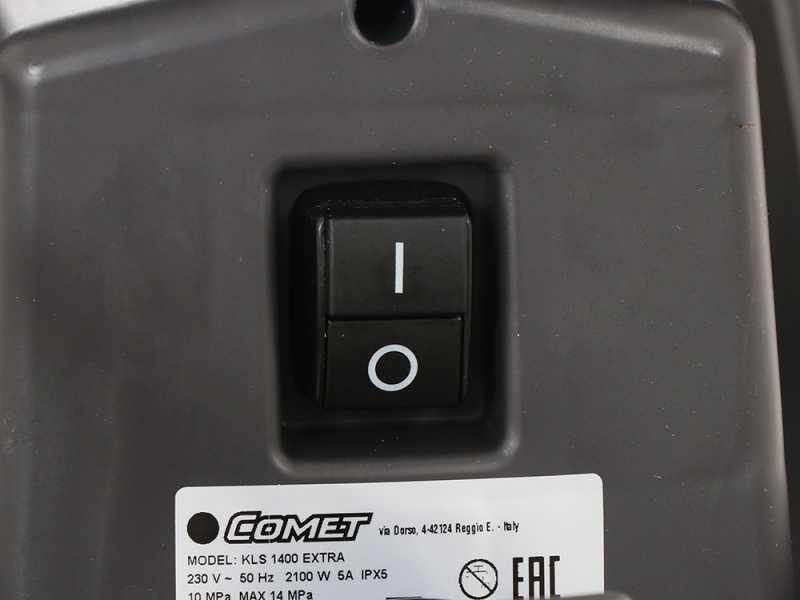 Comet KLS 1400 Extra Electric Cold Water Pressure Washer - Hose Reel - 140 bar
