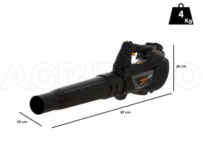 Alpina ABL 40 LI Axial Battery-powered Leaf Blower - WITHOUT BATTERY AND CHARGER