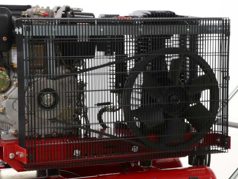 Airmec TTD 3496/900 Petrol Engine-driven Air Compressor - 9.6 HP Diesel engine - 900 L/min