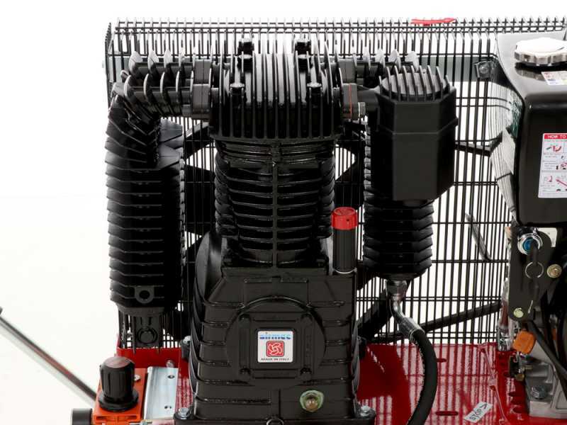 Airmec TTD 3496/900 Petrol Engine-driven Air Compressor - 9.6 HP Diesel engine - 900 L/min