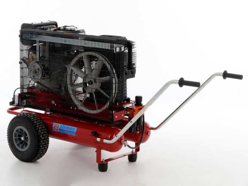 Airmec TTD 3460/650 Petrol Engine-driven Air Compressor - 6 HP Diesel Engine - 650 L/min
