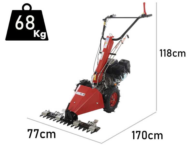 GeoTech Pro MCT650 - Multifunctional motor mower - Loncin G200F