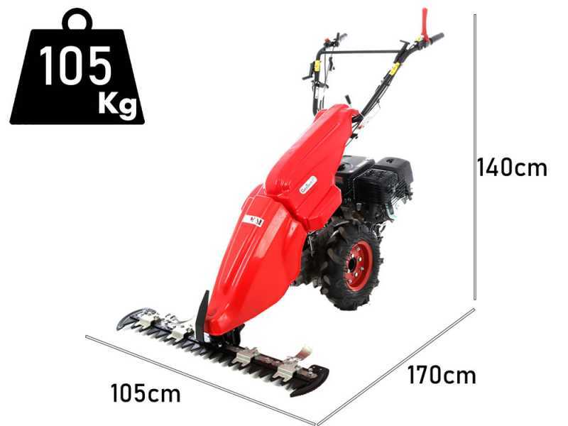 GeoTech Pro MCT900 - Multifunctional motor mower - Loncin G270F
