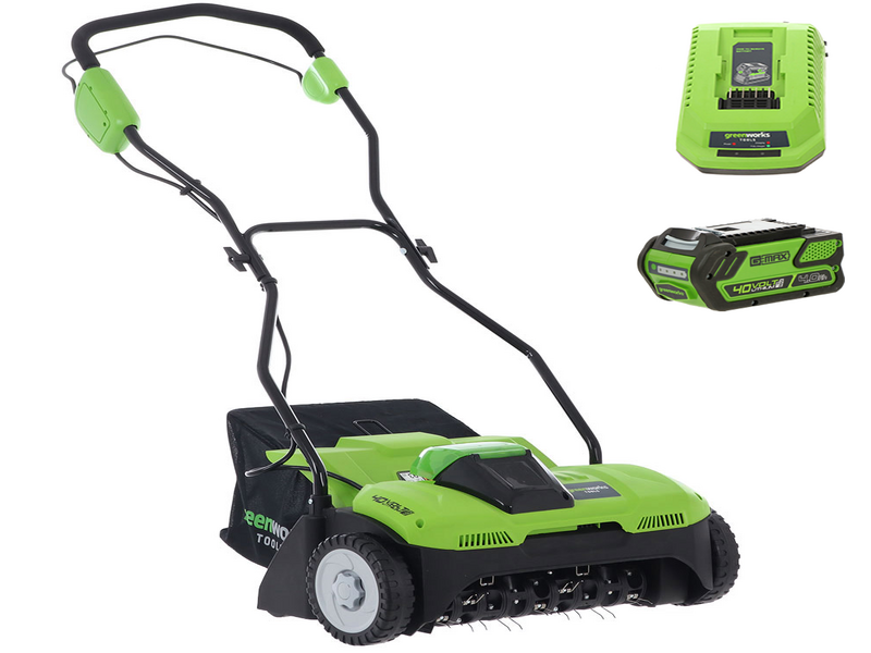Greenworks shop lawn scarifier
