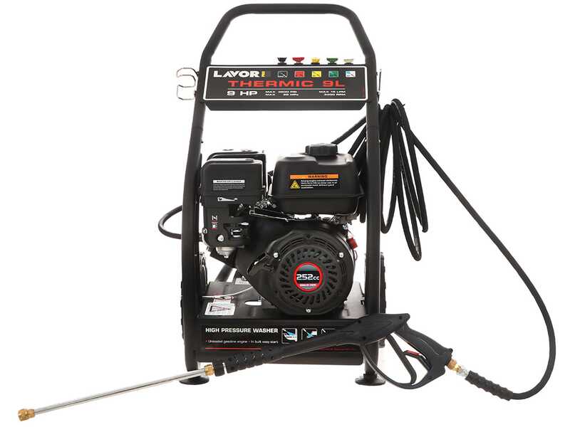 Lavor Thermic 9L Petrol Pressure Washer - Loncin LC175F-2 9HP Engine
