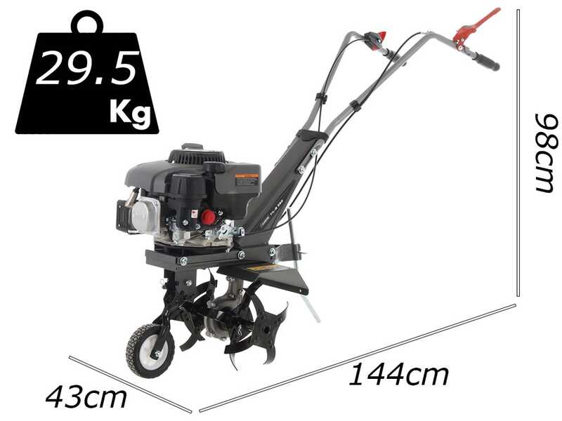 Blackstone TIL-B 360 Garden Tiller with 150 cc Petrol Engine - 4.2 Hp - 36 cm Tine