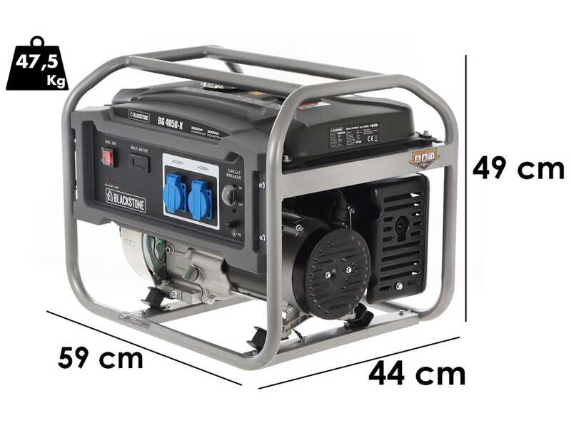 Blackstone BG 4050-X - 3 kW Power Generator with AVR - DC 2.8 kW Single-phase