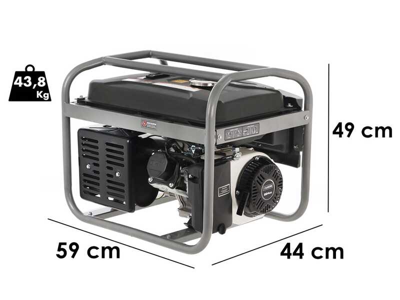 Blackstone BG 5050-X - 3.6 kW Power Generator with AVR - DC 3.2 kW Single-phase