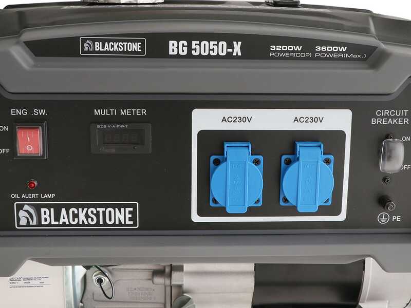 Blackstone BG 5050-X - 3.6 kW Power Generator with AVR - DC 3.2 kW Single-phase