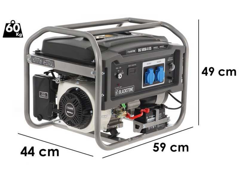 Blackstone BG 5050-X ES - 3.6 kW Power Generator with AVR - DC 3.2 kW Single-phase