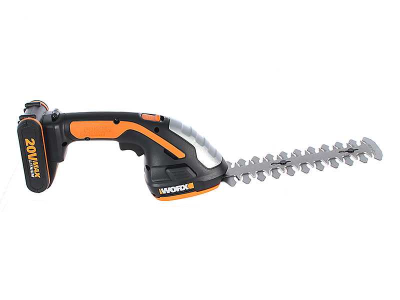 Worx WG801E Battery powered grass cutting shears best deal on AgriEuro