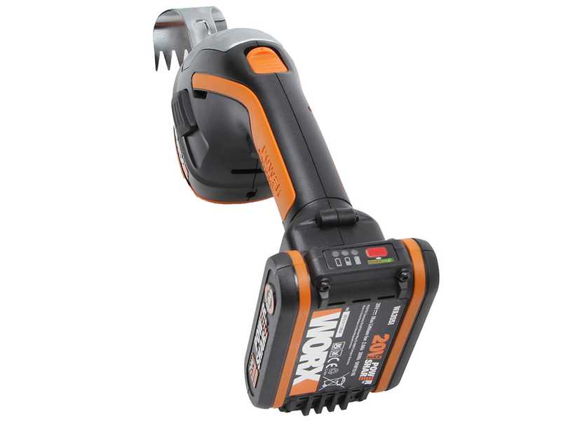 Worx WG801E Battery powered grass cutting shears best deal on AgriEuro