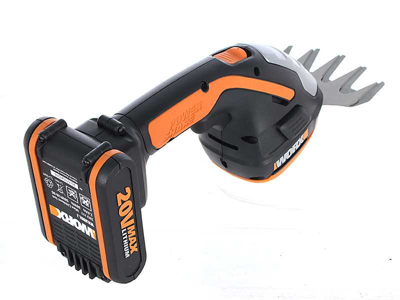 Worx WG801E Battery powered grass cutting shears best deal on