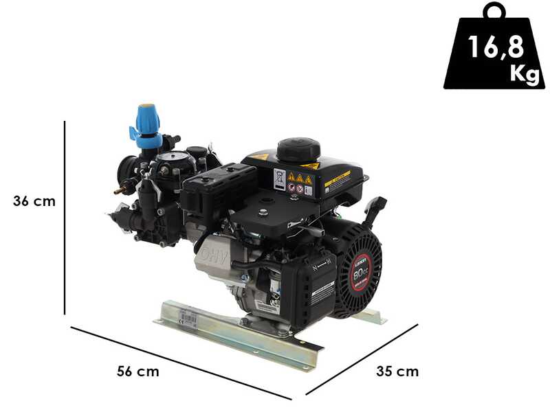 Comet MTP MC 25 - Sprayer Pump - 4-Stroke Petrol Engine