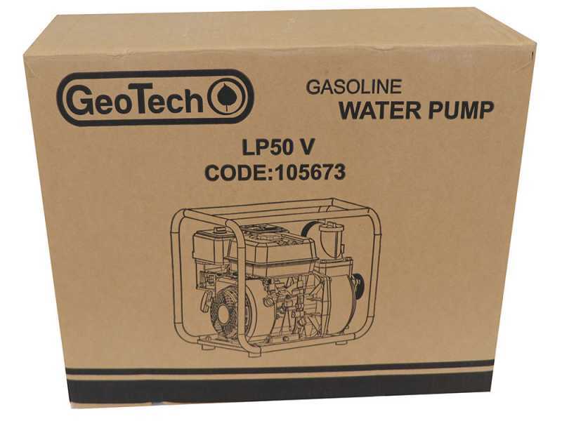 Geotech LP 50 V Petrol Water Pump with 50 mm - 2 inch Fittings
