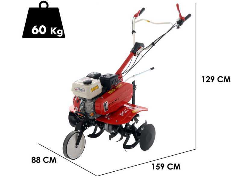 GeoTech-Pro PGT680 - 7 HP Petrol Garden Tiller - 208 cc Engine
