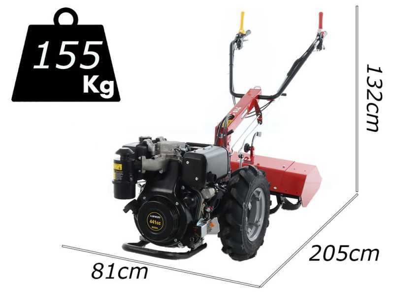 Ginko R710 EKO - Diesel Two-wheel Tractor - Loncin D404F - Electric Start