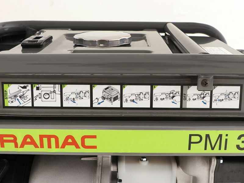 Pramac PMI3000 - 3 kW Wheeled Inverter Power Generator - DC 2.8 kW Single-phase