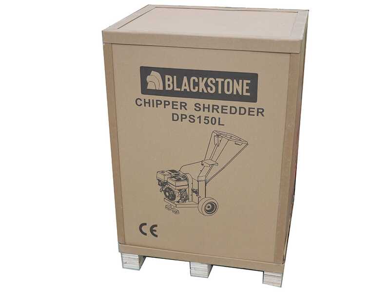 BlackStone DSP 150 L - Petrol garden shredder - with 420cc Loncin gasoline engine