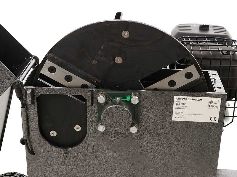 BlackStone DSP 150 L - Petrol garden shredder - with 420cc Loncin gasoline engine