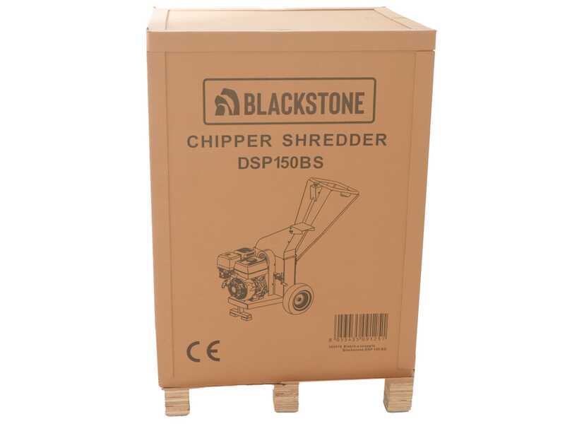 BlackStone DSP 150 BS - Petrol garden shredder - 420cc Briggs &amp; Stratton gasoline engine