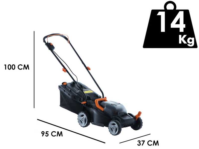 Worx 19 electric lawn mower online