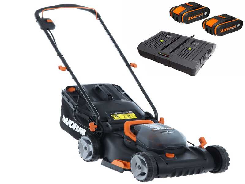 Worx 36 volt lawn mower battery outlet