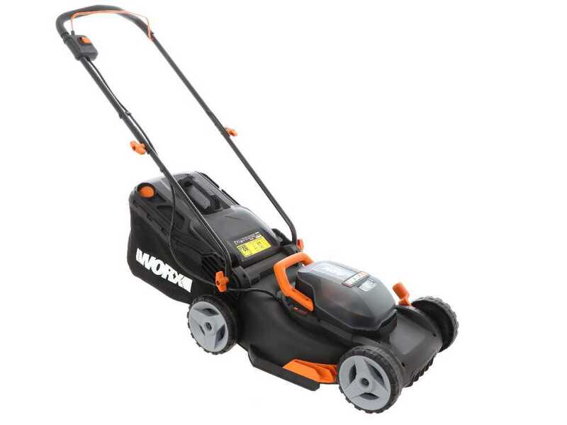Worx WG743E Battery-powered Electric Lawn Mower - 2 X 20 V 4Ah Batteries