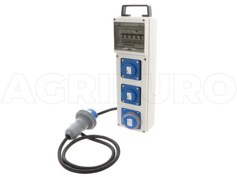 Multi-socket Adapter for Single-Phase Generators for High Inrush/Absorption Equipment (up to 7.2 KW)