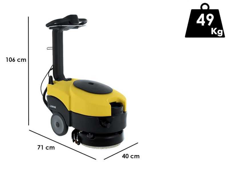 Lavor L1 36E - Electric floor washer - 3 in 1: wash, dry and vacuum 