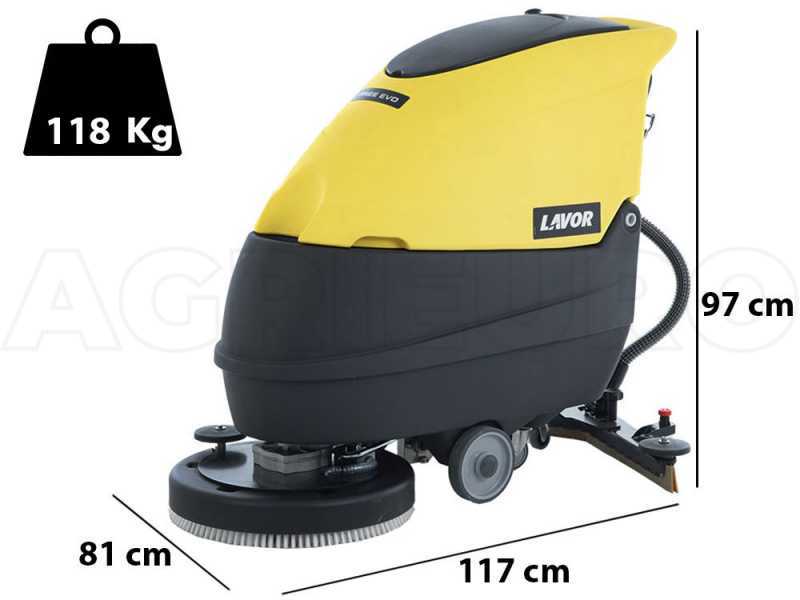 Lavor L5 50B - Cordless wireless floor washer - 3 in 1: wash, dry and vacuum