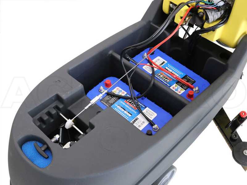 Lavor L5 50B - Cordless wireless floor washer - 3 in 1: wash, dry and vacuum