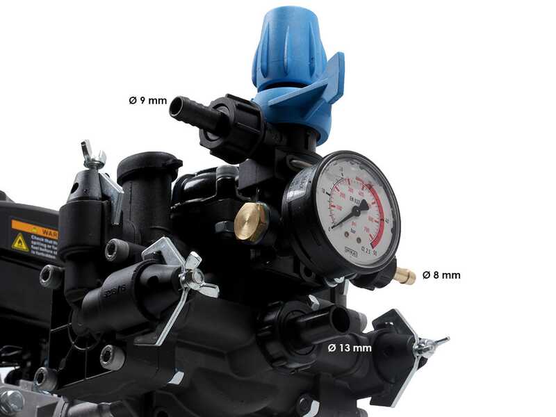 Comet MTP MC 25 Sparyer Pump and Loncin 148F-2 4-stroke Engine and Trolley Kit