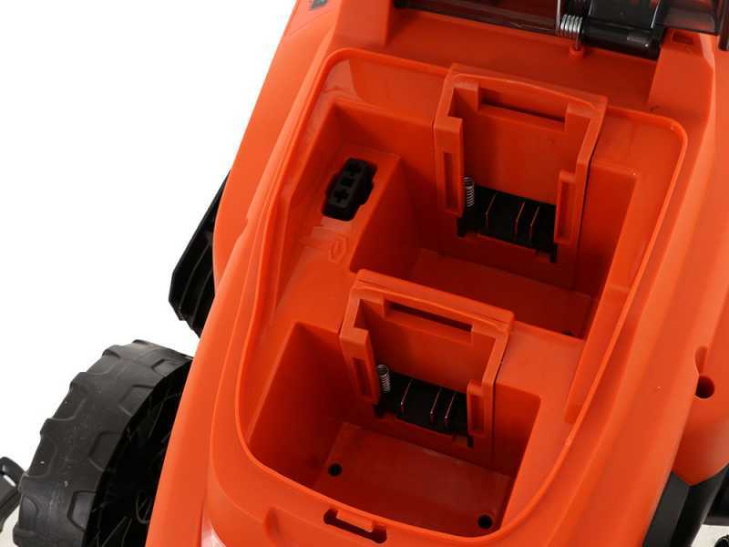 Black and decker electric mower battery replacement sales