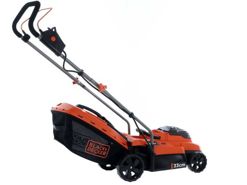 Black and decker shop lawn mower battery