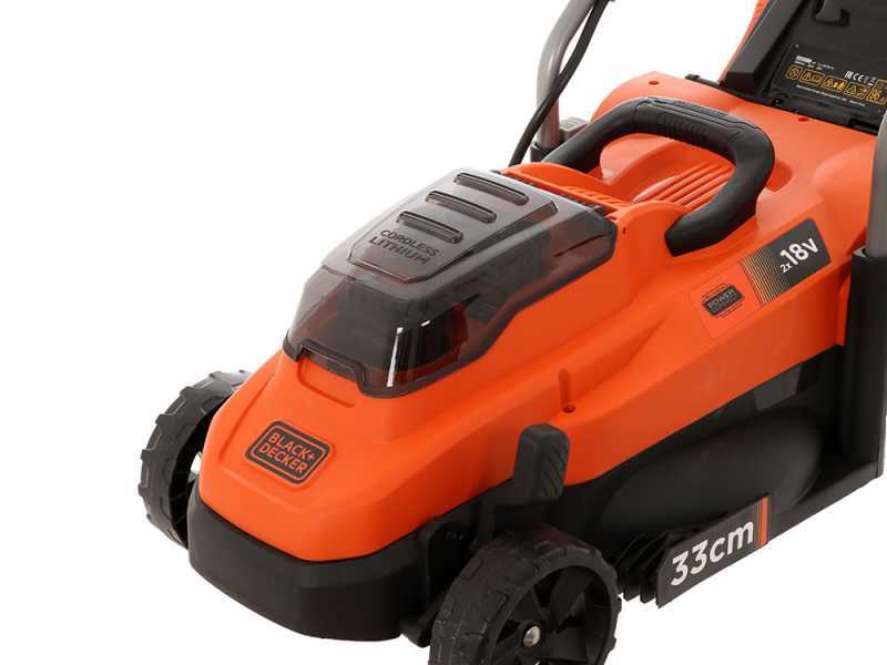 Black &amp; Decker BCMW3318L2-QW Battery-powered Electric Lawn Mower - 36 V 2.5Ah